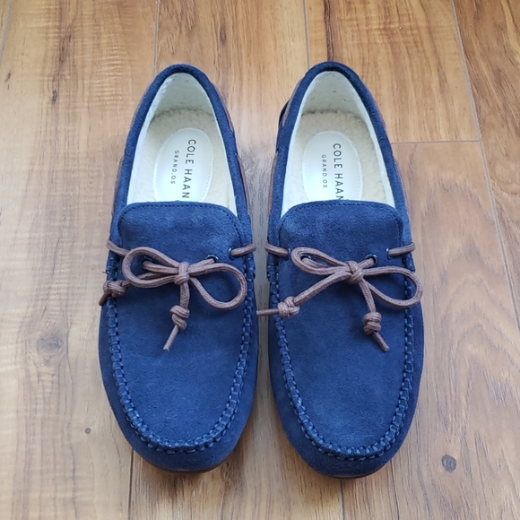 Lte Suede Shearling Lined Loafers 